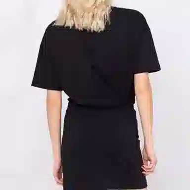 KENZO SS21 Logo Print Dress Black