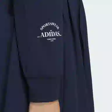 adidas Verbiage Long Sleeve Dress Polo