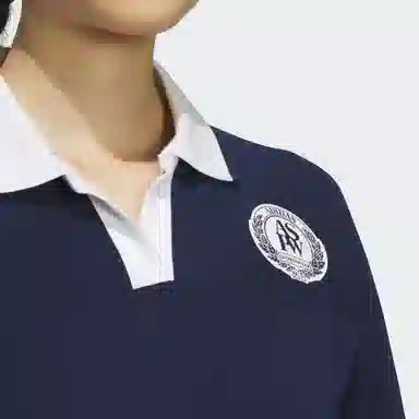 adidas Verbiage Long Sleeve Dress Polo