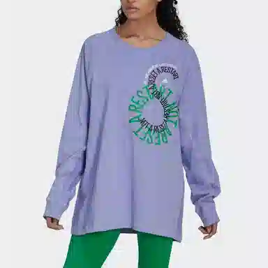 adidas x Stella McCartney Long Sleeve Tee Purple