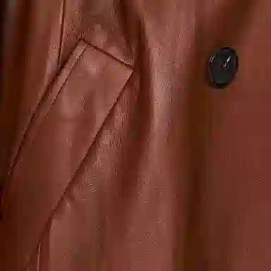 MaxMara Double-Breasted Belted Coat Brown