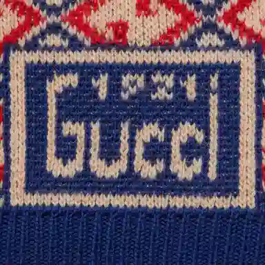 GUCCI 1921 Series Blue Wool Sweater
