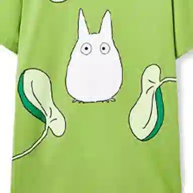 LOEWE x Totoro SS21 T-Shirt Green