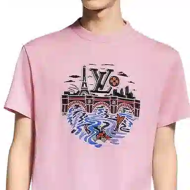 Louis Vuitton x Nigo FW25 Letter Jacquard Crewneck Tee