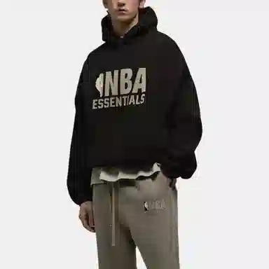 Fear of God Essentials x NBA Hoodie Black
