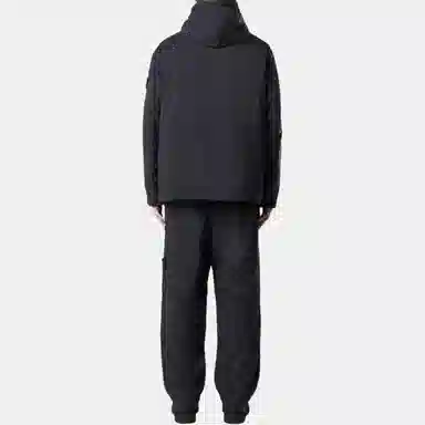 Stone Island Embroidered Hoodie Cotton Jacket