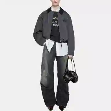 Acne Studios Barn Logo Zip Jacket