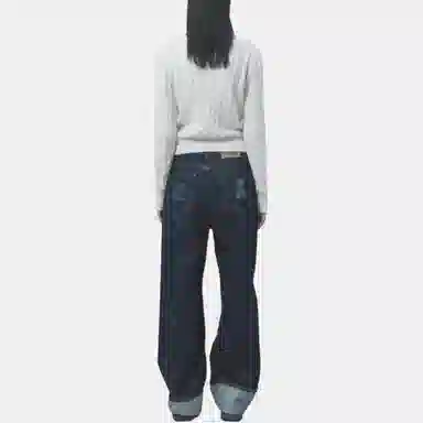 RestRecreation FW25 CABLE V-NECK KNIT TOP V