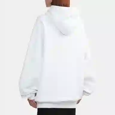 Vetements Logo Hoodie White
