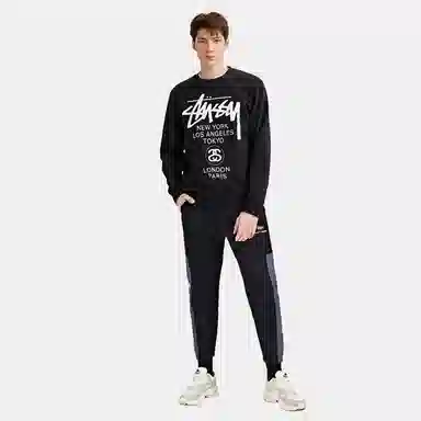 Stussy World Tour Crewneck Sweatshirt
