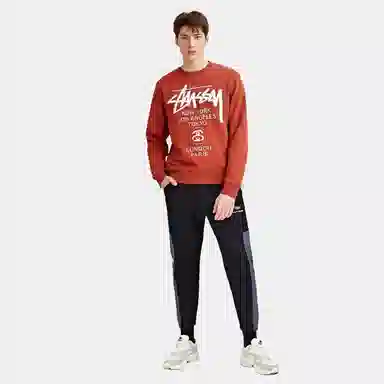 Stussy World Tour Crewneck Sweatshirt