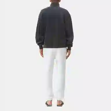 Alexander Wang Acid Wash Turtleneck Sweatshirt