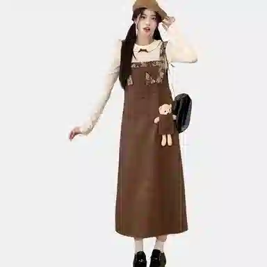 柏黛妃 通勤简约舒适时尚裙装套装 女款