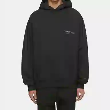 Fear of God Essentials Hoodie Black