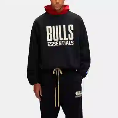 Fear of God Essentials x NBA Pullover Hoodie Black/Red