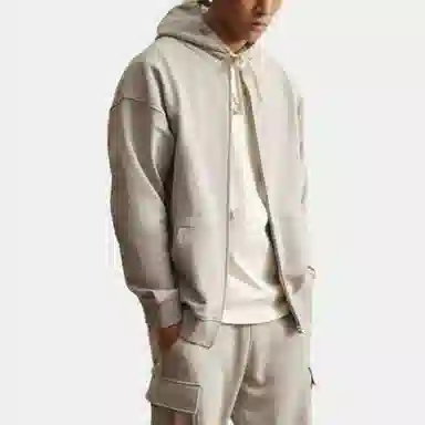 New Era FW24 Hoodie Light Grey