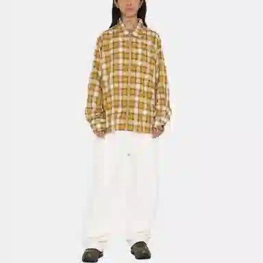 Stussy Eddie Plaid Zip Shirt