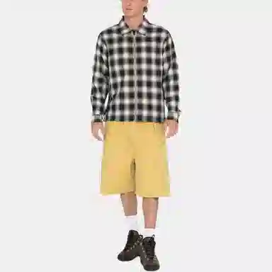 Stussy Eddie Plaid Zip Shirt