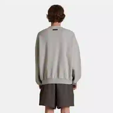 Fear of God Essentials SS24 Crewneck Sweater Dark Heather Oatmeal