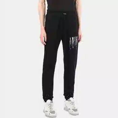 AMIRI Logo Print Jogger Pants Black