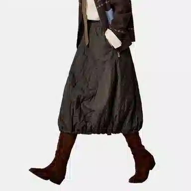 茵曼 舒适时尚简约休闲长裙 女款