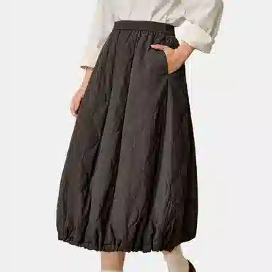 茵曼 舒适时尚简约休闲长裙 女款