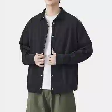 金盾 纯色休闲潮流长袖衬衫 男款