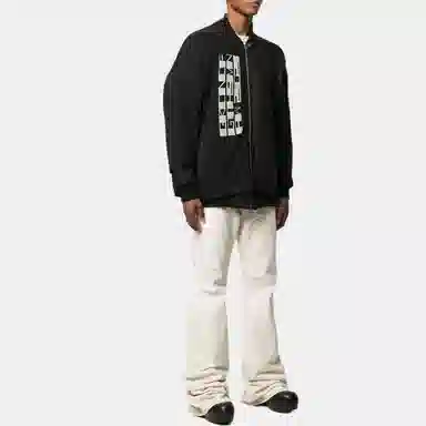 Rick Owens DRKSHDW Jumbo Flight Jacket Black