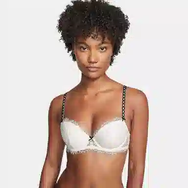 Victoria's Secret Coconut White Lace Bra