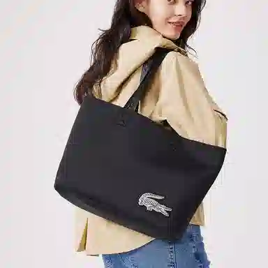 LACOSTE Logo Tote