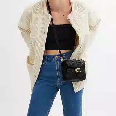 COACH Tabby 17 Black