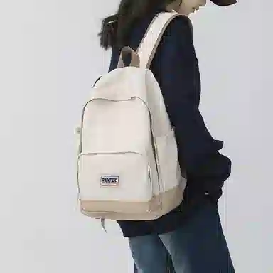 恒源祥 复古简约 尼龙 双肩包 男女同款情侣款 多色