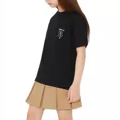 Burberry SS22 Logo Crewneck T-Shirt Kids Black