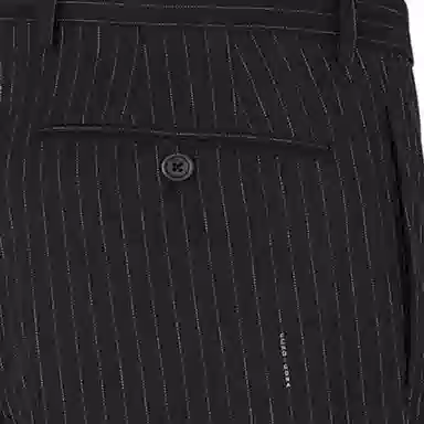 Fendi FW21 Black Pinstripe Trousers