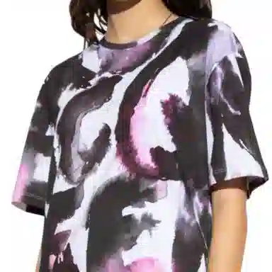 Alexander McQueen FW22 Watercolour Graffiti T