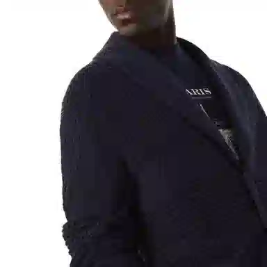 Brunello Cucinelli Navy Knit Cardigan