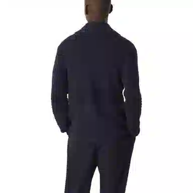 Brunello Cucinelli Navy Knit Cardigan