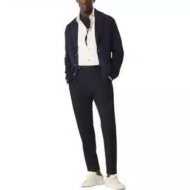 Brunello Cucinelli Navy Knit Cardigan