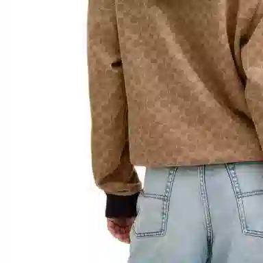 COACH FW25 Printed Zip Hoodie Slim Fit Women