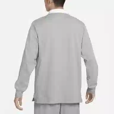 Nike Sportswear Trend Logo Half-Zip Long Sleeve Tee Carbon Gray