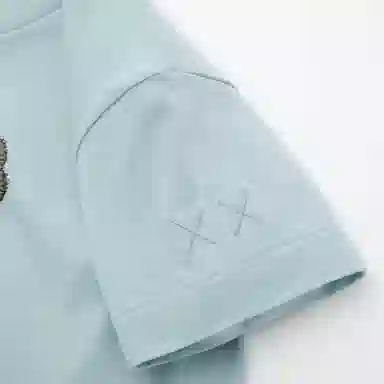 UNIQLO KAWS Logo T-Shirt Kids Blue