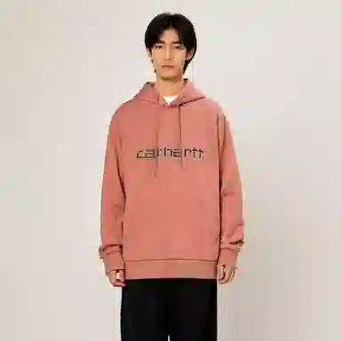 Carhartt WIP Hooded Sweatshirt Dark Rose