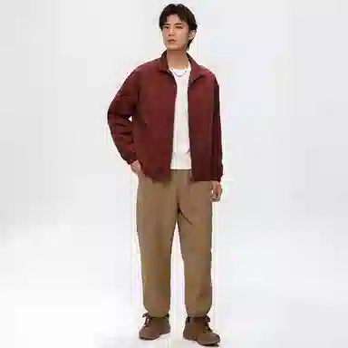 布客行 美式简约户外基础款无性别主义学院风纯色宽松休闲透气百搭立领夹克 男女同款