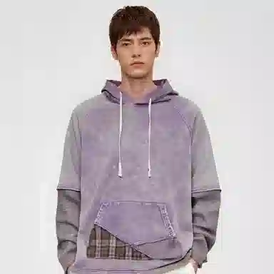 xVESSEL Waffle Plaid Hoodie