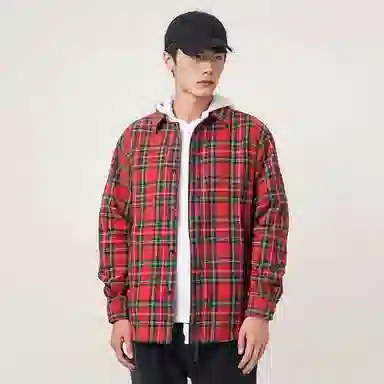 Supreme FW23 Tartan Flannel Hooded Shirt