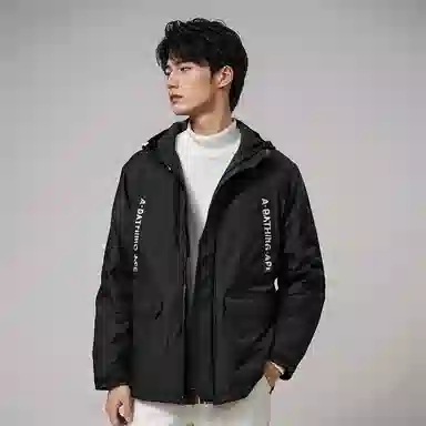 A BATHING APE Logo Print Hoodie Black