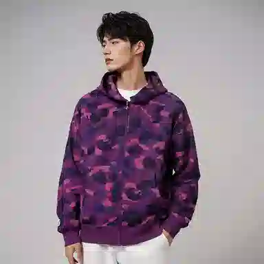 A BATHING APE Color Camo Shark Hoodie