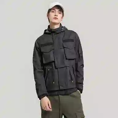 Sacai x ACRONYM Hooded Jacket Black