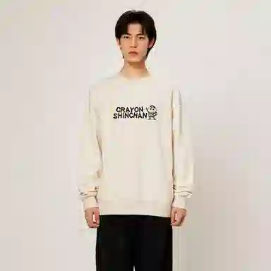 Crayon Shin-chan Cartoon Print Pullover Sweatshirt