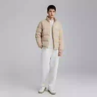 New Era x MLB FW24 Los Angeles Dodgers Letterman Down Jacket Khaki